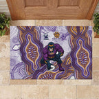 Melbourne Storm NAIDOC Week 2026 Rubber Doormat First Nations of Australia Aboriginal Mascot Rugby