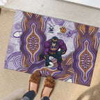 Melbourne Storm NAIDOC Week 2026 Rubber Doormat First Nations of Australia Aboriginal Mascot Rugby