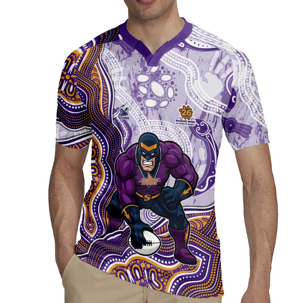 Melbourne Storm NAIDOC Week 2026 Rugby Jersey First Nations of Australia Aboriginal Mascot Rugby
