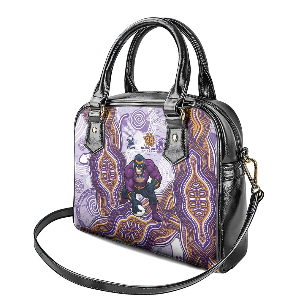 Melbourne Storm NAIDOC Week 2026 Shoulder Handbag First Nations of Australia Aboriginal Mascot Rugby