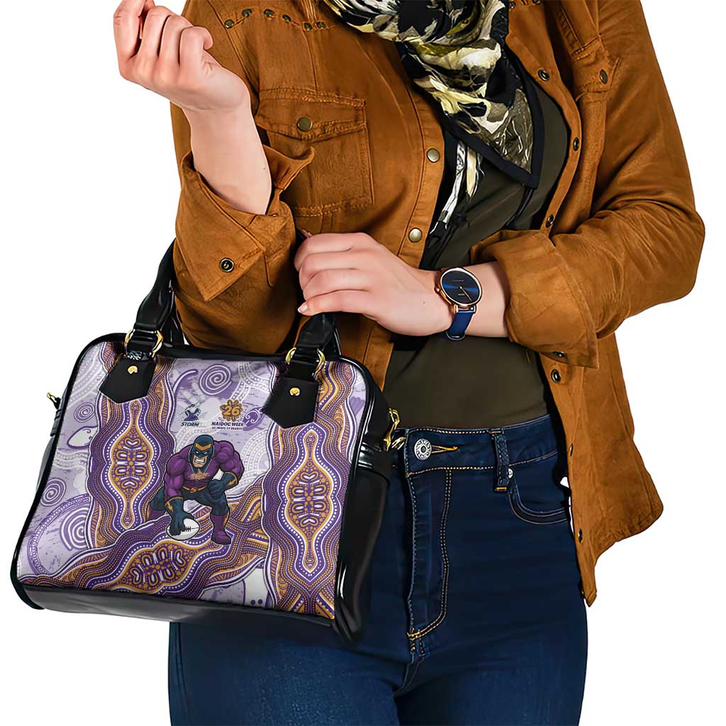Melbourne Storm NAIDOC Week 2026 Shoulder Handbag First Nations of Australia Aboriginal Mascot Rugby