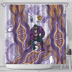 Melbourne Storm NAIDOC Week 2026 Shower Curtain First Nations of Australia Aboriginal Mascot Rugby