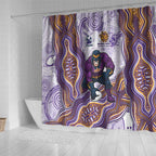 Melbourne Storm NAIDOC Week 2026 Shower Curtain First Nations of Australia Aboriginal Mascot Rugby