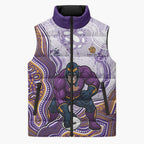 Melbourne Storm NAIDOC Week 2026 Sleeveless Puffer Jacket First Nations of Australia Aboriginal Mascot Rugby