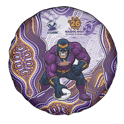 Melbourne Storm NAIDOC Week 2026 Spare Tire Cover First Nations of Australia Aboriginal Mascot Rugby