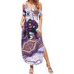 Melbourne Storm NAIDOC Week 2026 Summer Maxi Dress First Nations of Australia Aboriginal Mascot Rugby