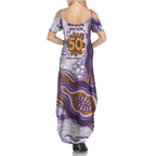 Melbourne Storm NAIDOC Week 2026 Summer Maxi Dress First Nations of Australia Aboriginal Mascot Rugby