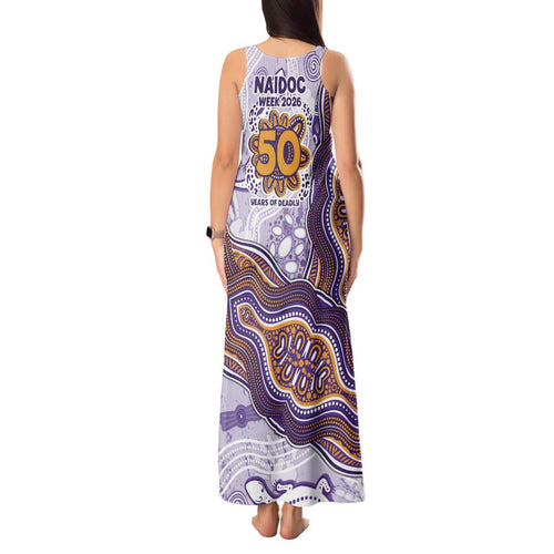 Melbourne Storm NAIDOC Week 2026 Tank Maxi Dress First Nations of Australia Aboriginal Mascot Rugby