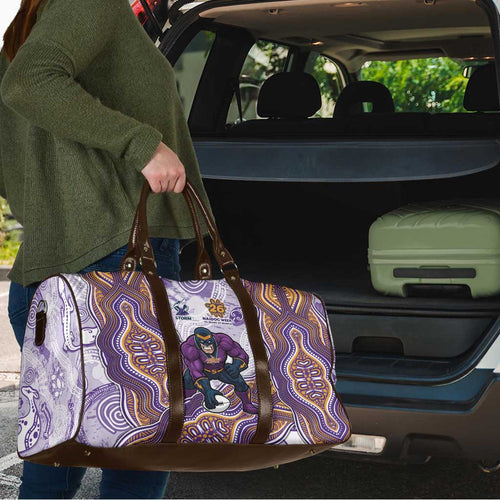 Melbourne Storm NAIDOC Week 2026 Travel Bag First Nations of Australia Aboriginal Mascot Rugby