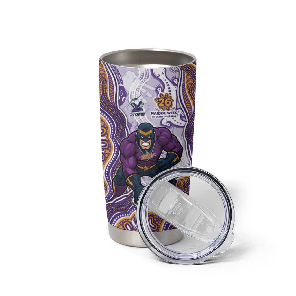 Melbourne Storm NAIDOC Week 2026 Tumbler Cup First Nations of Australia Aboriginal Mascot Rugby