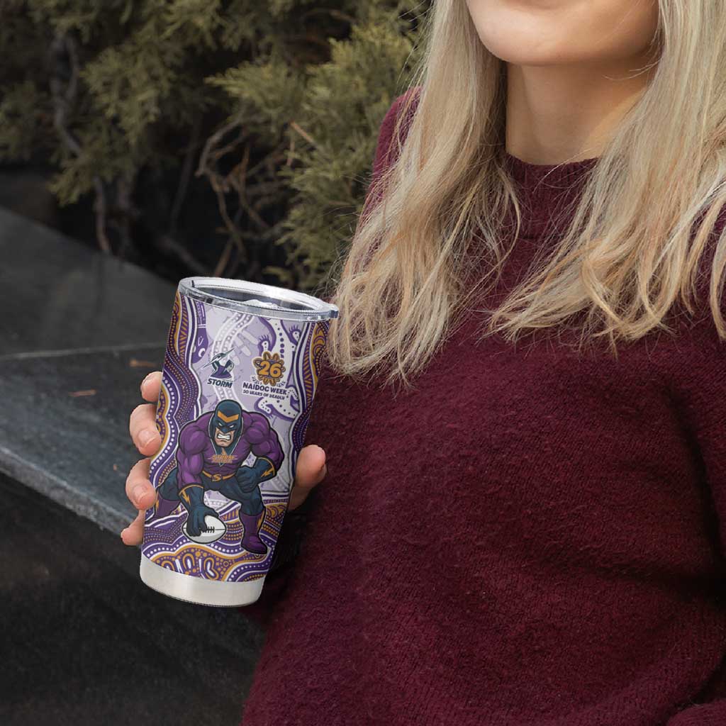 Melbourne Storm NAIDOC Week 2026 Tumbler Cup First Nations of Australia Aboriginal Mascot Rugby