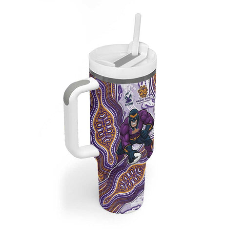 Melbourne Storm NAIDOC Week 2026 Tumbler With Handle First Nations of Australia Aboriginal Mascot Rugby