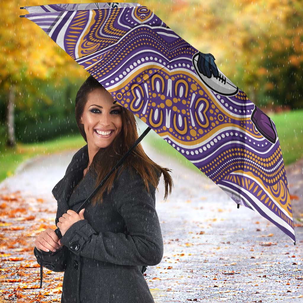 Melbourne Storm NAIDOC Week 2026 Umbrella First Nations of Australia Aboriginal Mascot Rugby