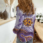 Melbourne Storm NAIDOC Week 2026 Women Casual Shirt First Nations of Australia Aboriginal Mascot Rugby