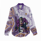 Melbourne Storm NAIDOC Week 2026 Women Casual Shirt First Nations of Australia Aboriginal Mascot Rugby