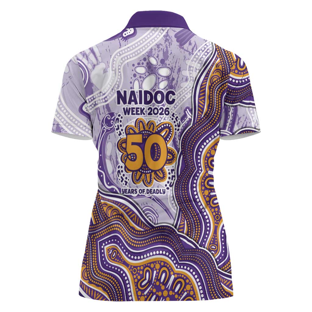 Melbourne Storm NAIDOC Week 2026 Women Polo Shirt First Nations of Australia Aboriginal Mascot Rugby