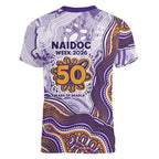 Melbourne Storm NAIDOC Week 2026 Women V-Neck T-Shirt First Nations of Australia Aboriginal Mascot Rugby