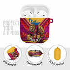 Personalised Brisbane Lions ANZAC AirPods Case Military Remembrance Australian Football Mascot Camouflage