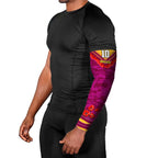 Personalised Brisbane Lions ANZAC Arm Sleeves Military Remembrance Australian Football Mascot Camouflage