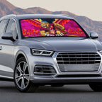 Personalised Brisbane Lions ANZAC Auto Sun Shade Military Remembrance Australian Football Mascot Camouflage
