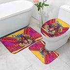 Personalised Brisbane Lions ANZAC Bathroom Set Military Remembrance Australian Football Mascot Camouflage