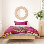 Personalised Brisbane Lions ANZAC Bedding Set Military Remembrance Australian Football Mascot Camouflage