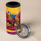 Personalised Brisbane Lions ANZAC 4 in 1 Can Cooler Tumbler Military Remembrance Australian Football Mascot Camouflage