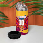 Personalised Brisbane Lions ANZAC 4 in 1 Can Cooler Tumbler Military Remembrance Australian Football Mascot Camouflage