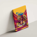 Personalised Brisbane Lions ANZAC Canvas Wall Art Military Remembrance Australian Football Mascot Camouflage