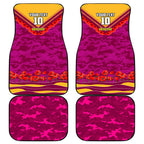 Personalised Brisbane Lions ANZAC Car Mats Military Remembrance Australian Football Mascot Camouflage