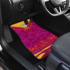 Personalised Brisbane Lions ANZAC Car Mats Military Remembrance Australian Football Mascot Camouflage