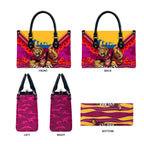 Personalised Brisbane Lions ANZAC Leather Bag Military Remembrance Australian Football Mascot Camouflage