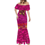 Personalised Brisbane Lions ANZAC Mermaid Dress Military Remembrance Australian Football Mascot Camouflage