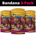 Personalised Brisbane Lions ANZAC Neck Gaiter Military Remembrance Australian Football Mascot Camouflage