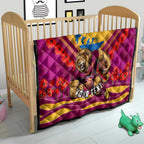Personalised Brisbane Lions ANZAC Quilt Military Remembrance Australian Football Mascot Camouflage