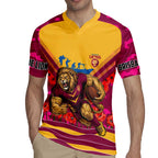 Personalised Brisbane Lions ANZAC Rugby Jersey Military Remembrance Australian Football Mascot Camouflage