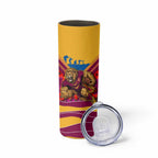 Personalised Brisbane Lions ANZAC Skinny Tumbler Military Remembrance Australian Football Mascot Camouflage