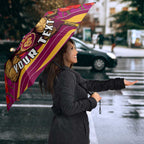 Personalised Brisbane Lions ANZAC Umbrella Military Remembrance Australian Football Mascot Camouflage