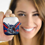 Personalised Geelong Cats ANZAC AirPods Case Military Remembrance Australian Football Mascot Camouflage