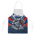 Personalised Geelong Cats ANZAC Apron Military Remembrance Australian Football Mascot Camouflage