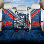Personalised Geelong Cats ANZAC Back Car Seat Cover Military Remembrance Australian Football Mascot Camouflage