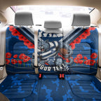 Personalised Geelong Cats ANZAC Back Car Seat Cover Military Remembrance Australian Football Mascot Camouflage