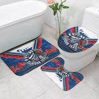 Personalised Geelong Cats ANZAC Bathroom Set Military Remembrance Australian Football Mascot Camouflage