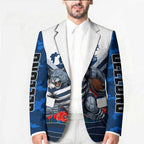 Personalised Geelong Cats ANZAC Blazer Military Remembrance Australian Football Mascot Camouflage