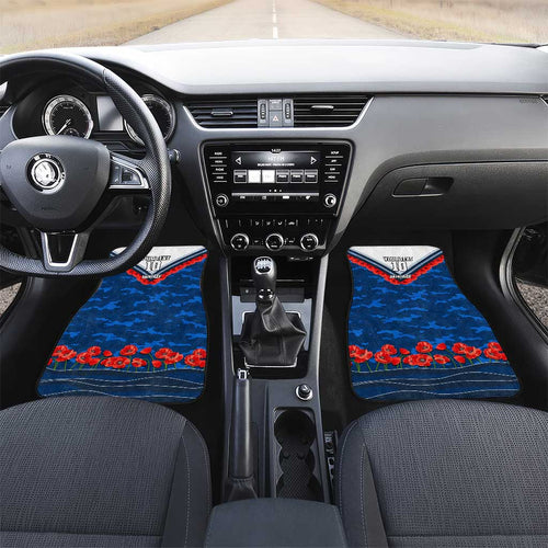 Personalised Geelong Cats ANZAC Car Mats Military Remembrance Australian Football Mascot Camouflage