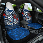 Personalised Geelong Cats ANZAC Car Seat Cover Military Remembrance Australian Football Mascot Camouflage