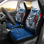 Personalised Geelong Cats ANZAC Car Seat Cover Military Remembrance Australian Football Mascot Camouflage