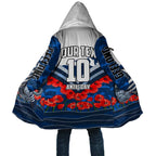 Personalised Geelong Cats ANZAC Cloak Military Remembrance Australian Football Mascot Camouflage