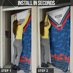 Personalised Geelong Cats ANZAC Door Cover Military Remembrance Australian Football Mascot Camouflage