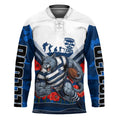 Personalised Geelong Cats ANZAC Hockey Jersey Military Remembrance Australian Football Mascot Camouflage